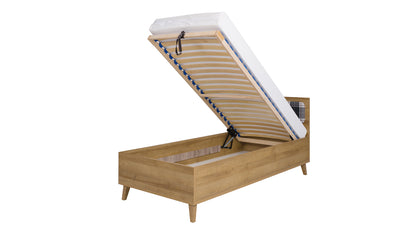 Bed Memone Golden Oak Single