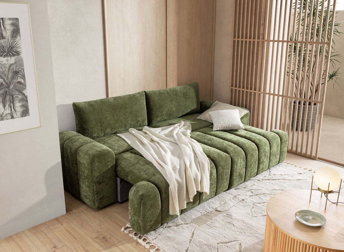 Anubis Corner Sofa Bed with Storage