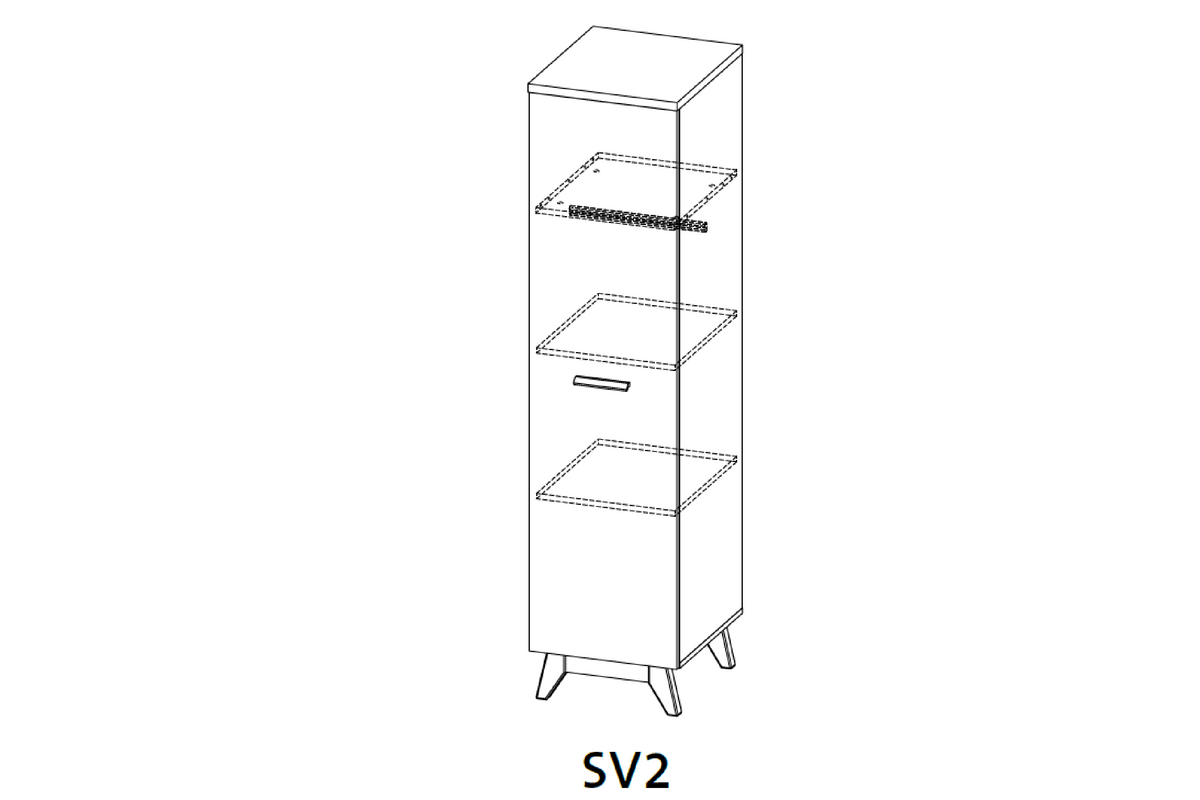 Steven Single Wardrobe 45