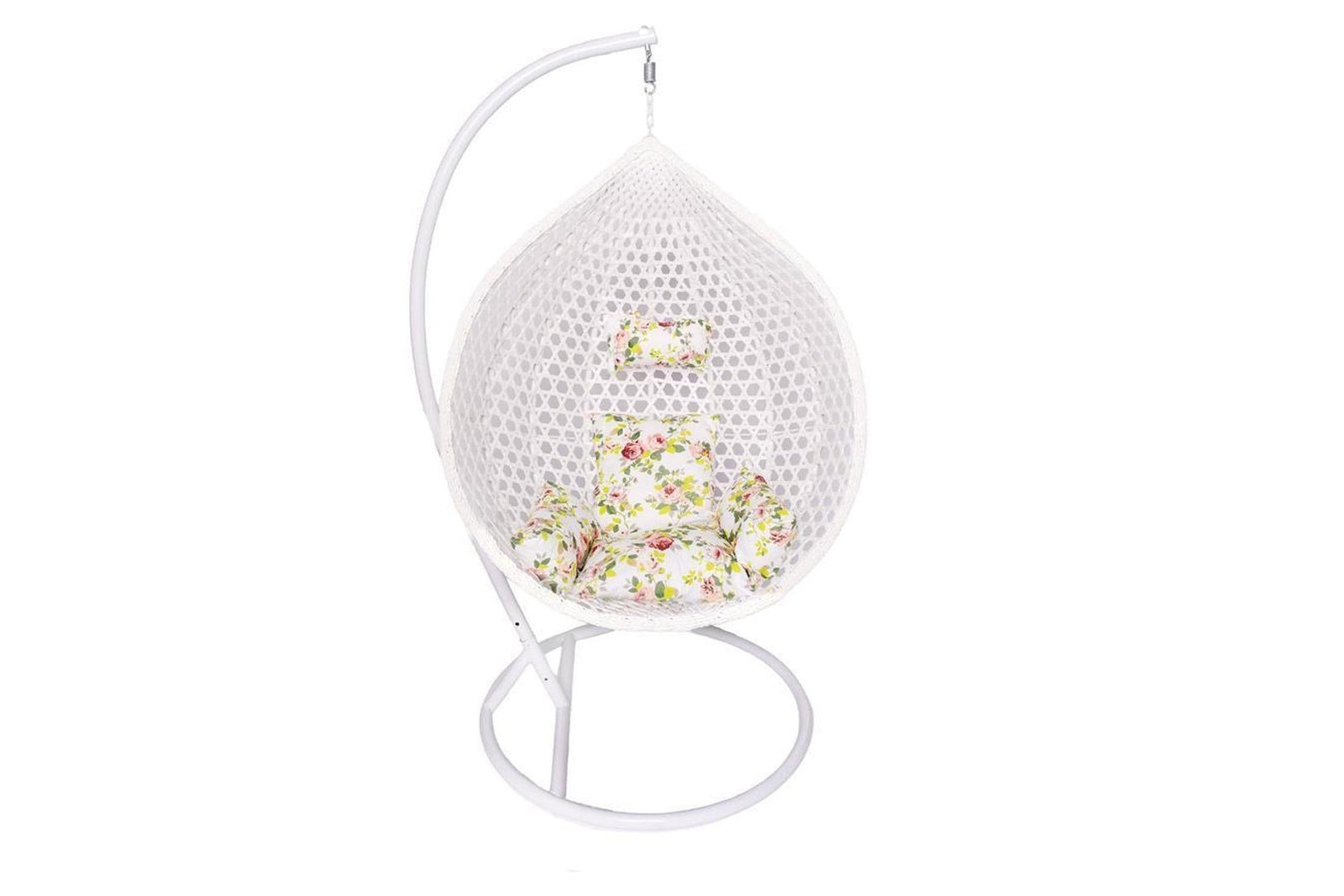 Garden Swivel Chair White