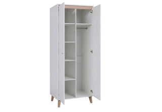 Oviedo Wardrobe White / Light San Remo 80 - Msofas LTD