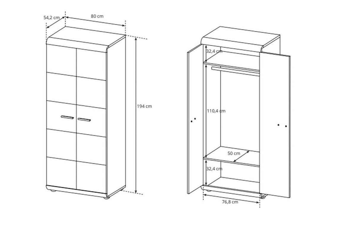Link Wardrobe 80