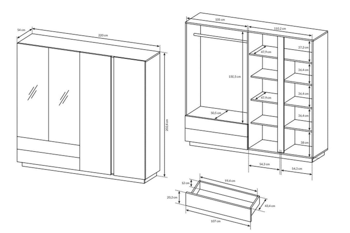 Arco Wardrobe 220