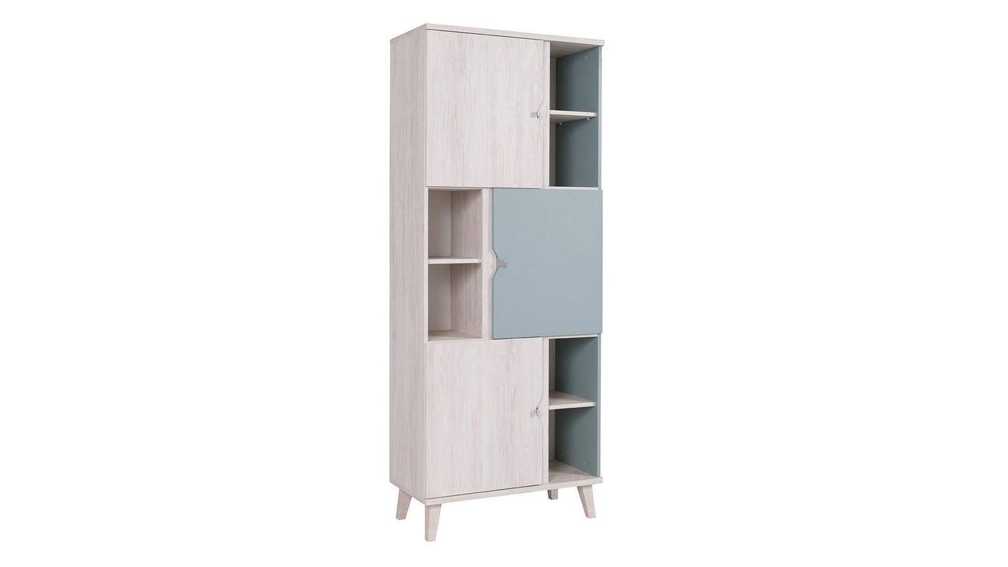 Memone White Oak Tall Cabinet