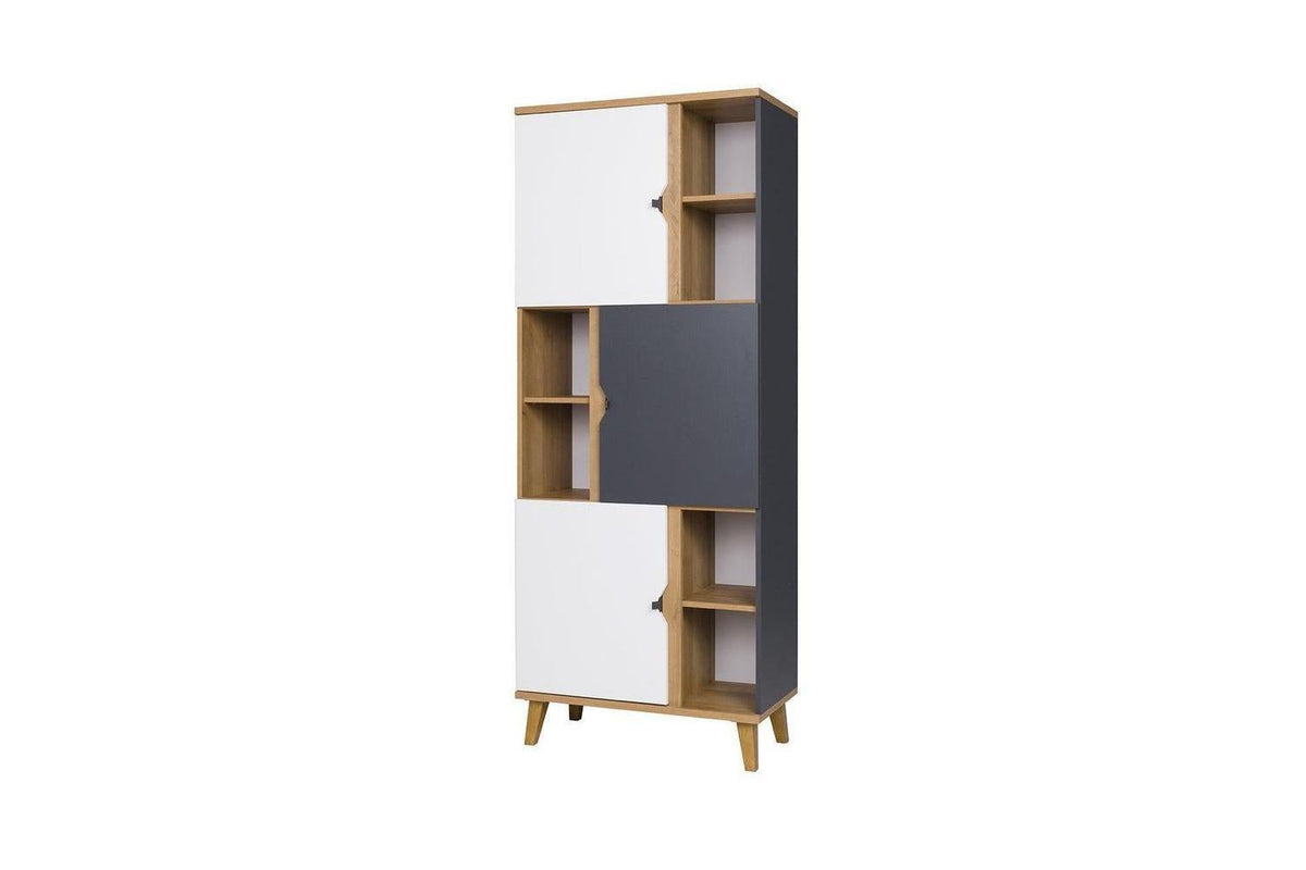 Memone Golden Oak Tall Cabinet