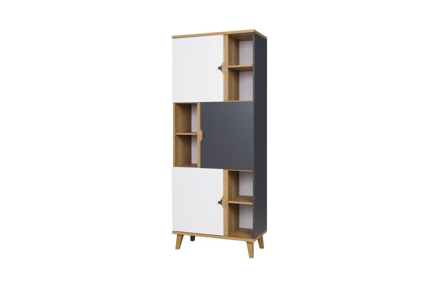 Memone Golden Oak Tall Cabinet