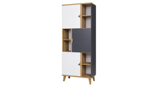 Memone Golden Oak Tall Cabinet - Msofas LTD