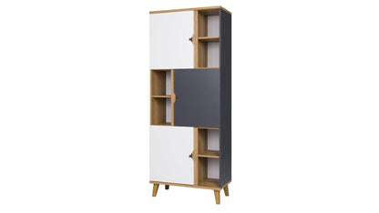 Memone Golden Oak Tall Cabinet