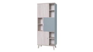 Memone White Oak Tall Cabinet - Msofas LTD