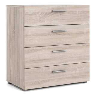 Pepe Chest of 4 Drawers in Truffle Oak - Msofas LTD