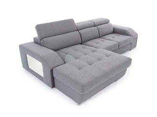 Sofa narożna Tulon z funkcją spania i schowkiem 
