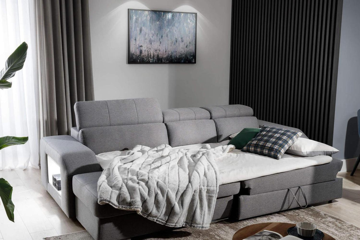 Tulon Corner Sofa Bed With Storage