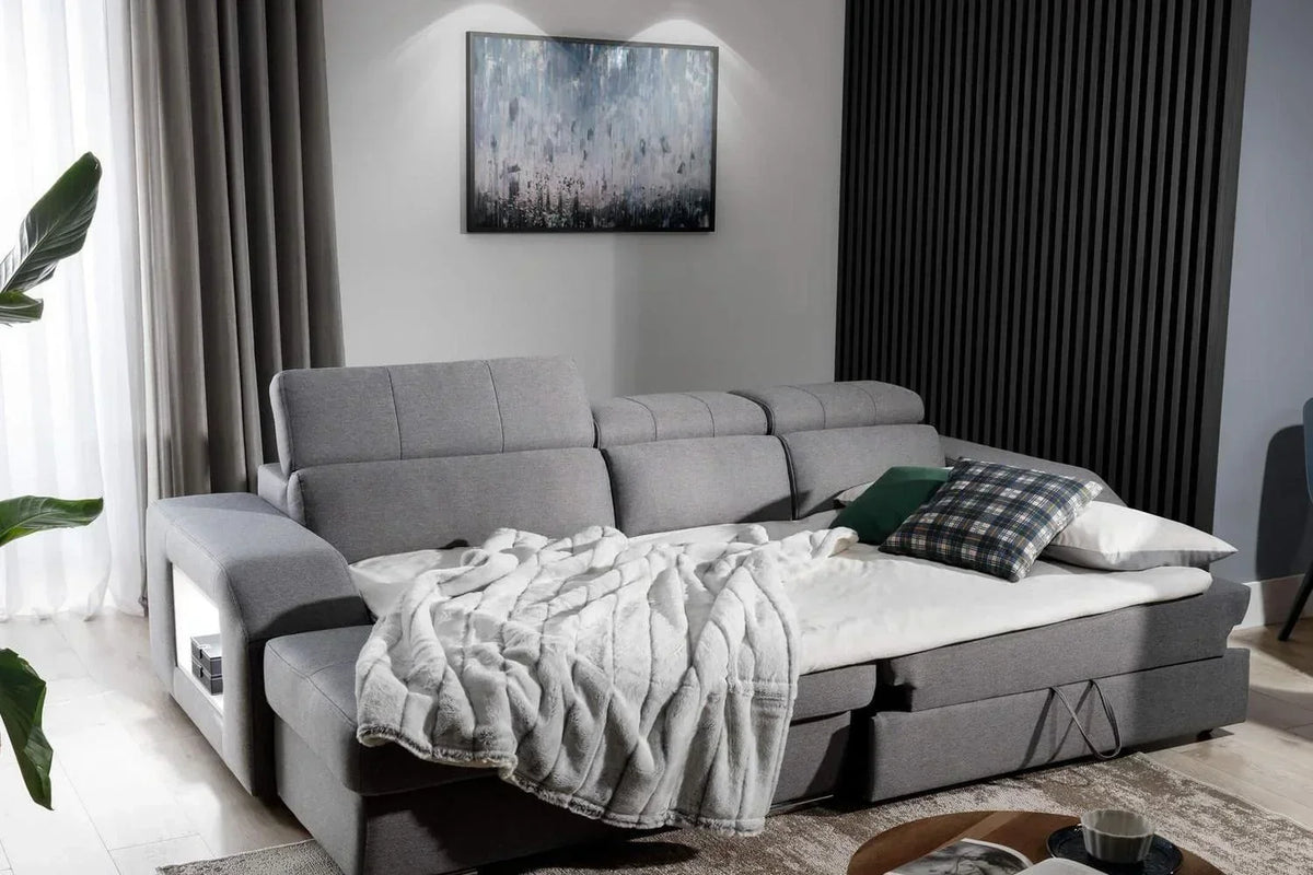 Tulon Corner Sofa Bed With Storage