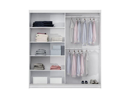 Tunis 200 Graphite Wardrobe with Mirror