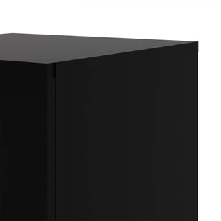 Pepe Bedside 2 Drawers in Black - Msofas LTD