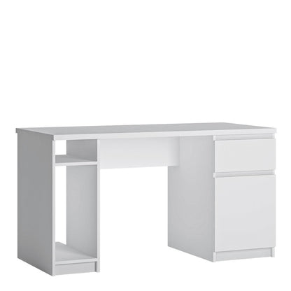 Fribo 1 Door 1 Drawer Desk in White