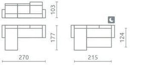 Umbria III Corner Sofa Bed - Msofas LTD