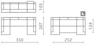 Umbria IV Corner Sofa Bed