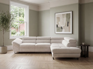 Sofa narożna z funkcją spania i schowkiem Fabio Express Delivery Curio 84