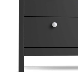 Madrid Chest 3+2 Drawers in Matt Black