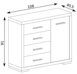 Vegas Drawers 108 - Msofas LTD