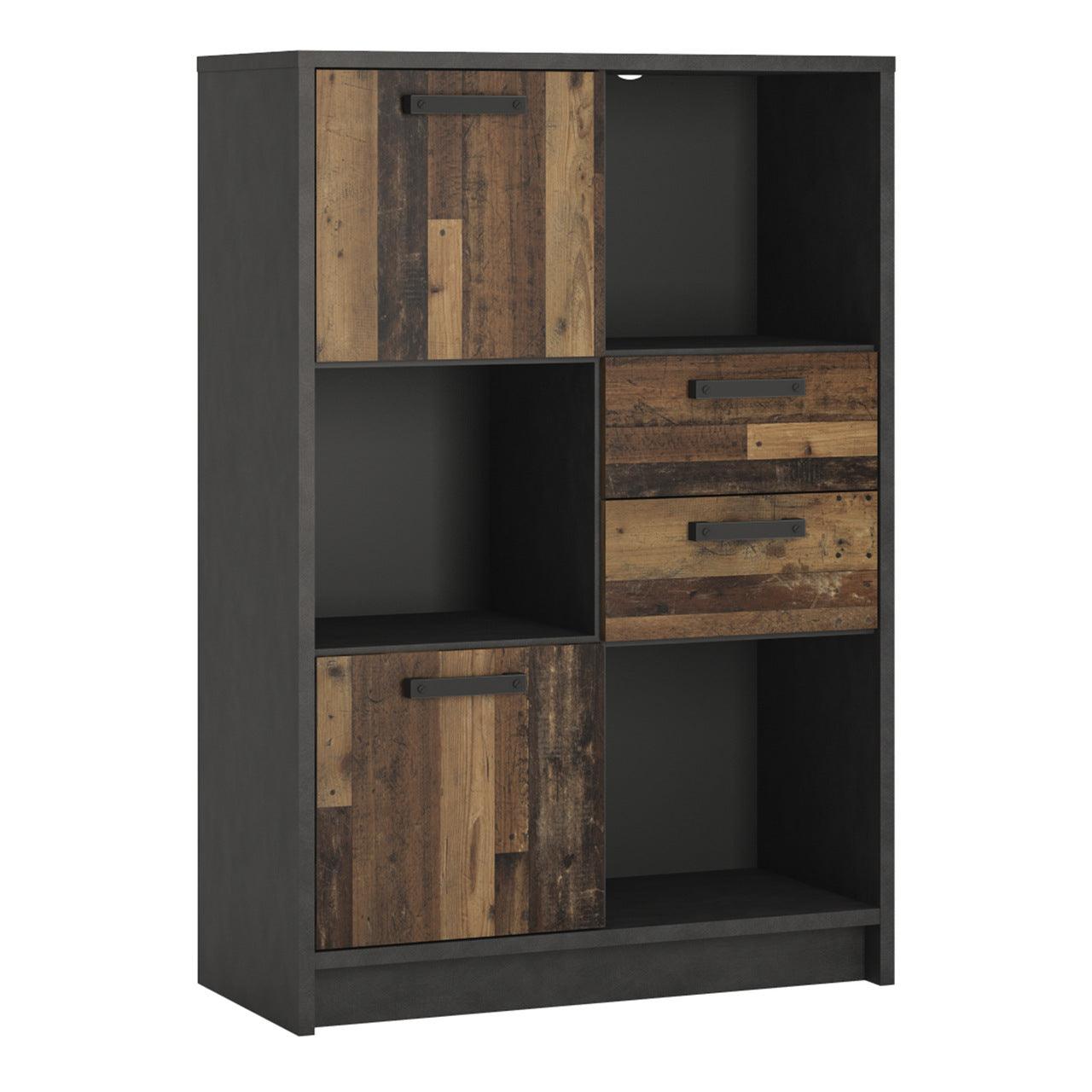 Brooklyn Bookcase with 2 Doors and 2 Drawers