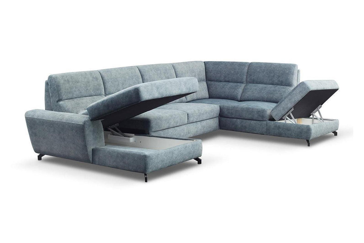 Valencia U Shape Corner Sofa Bed