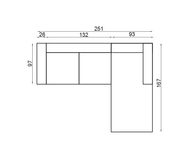 Vento I Corner Sofa Bed