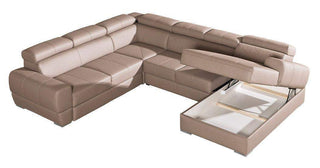 Vento III U Shape Corner Sofa Bed - Msofas LTD