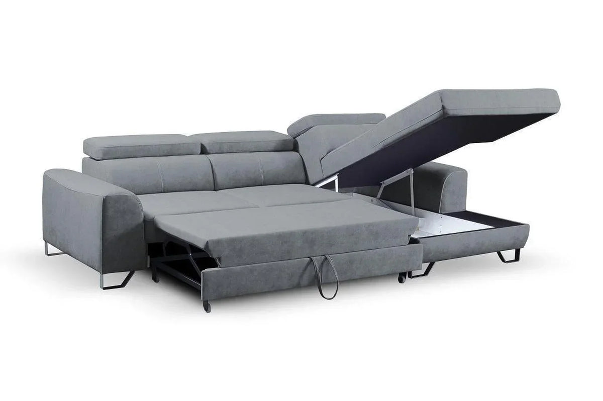 Asto Express Delivery Corner Sofa Bed Esperta 16/ Cayenne 1115