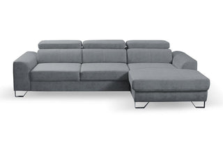 Asto Corner Sofa Bed Vera Grey - FAST DELIVERY - Msofas LTD