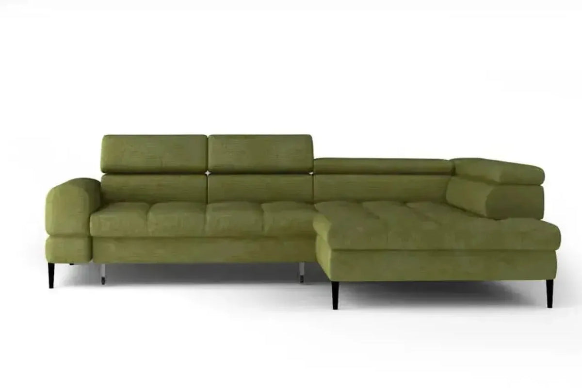 Voss L Corner Sofa Bed With Storage