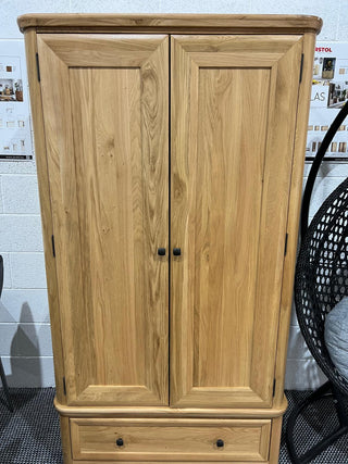 Ex-Display Wardrobe 193x63x105 cm Solid Wood Pine