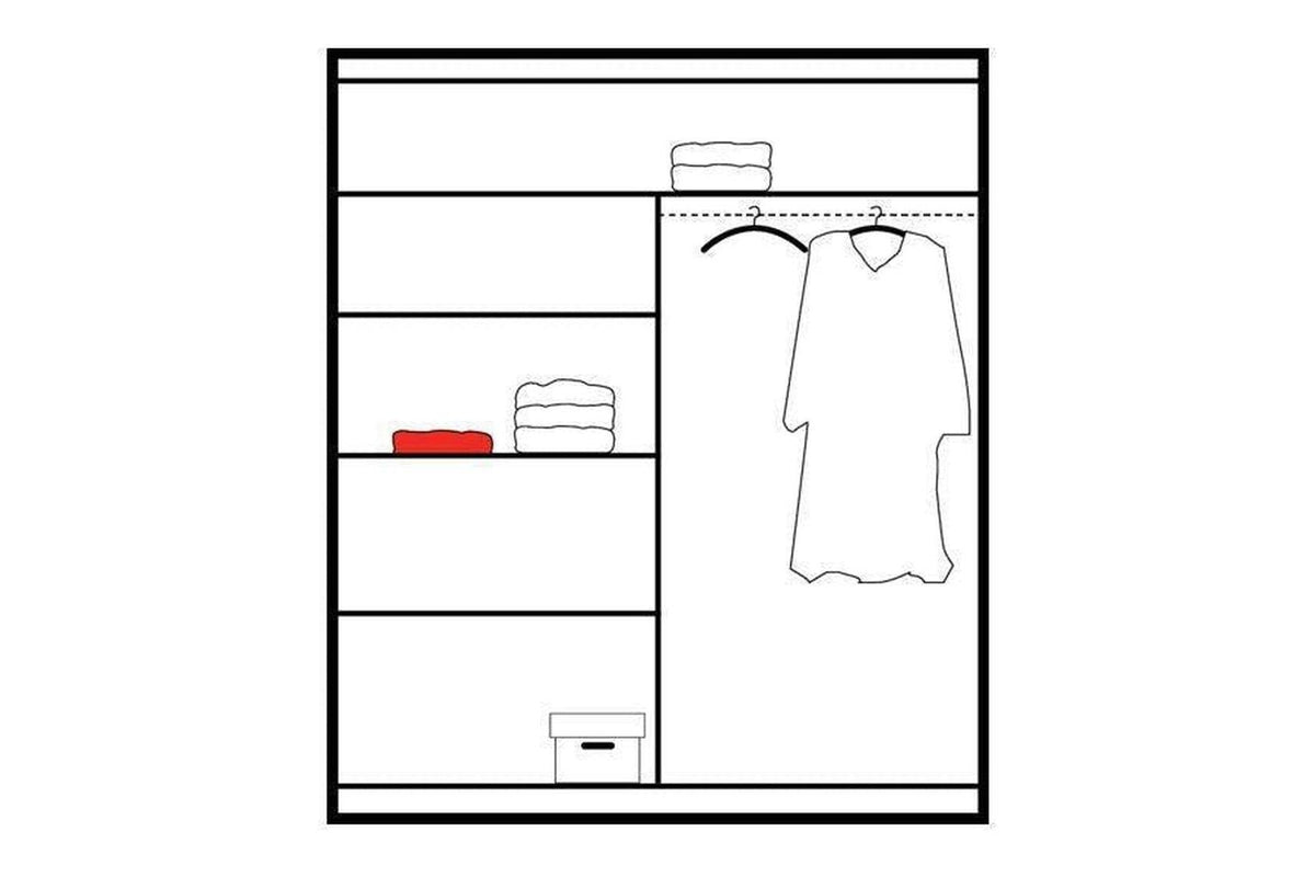 Vista 180 Sliding Wardrobe