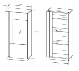 Arco Low Cabinet 72 - Msofas LTD