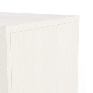 Pepe Bedside 2 Drawers in White Woodgrain - Msofas LTD