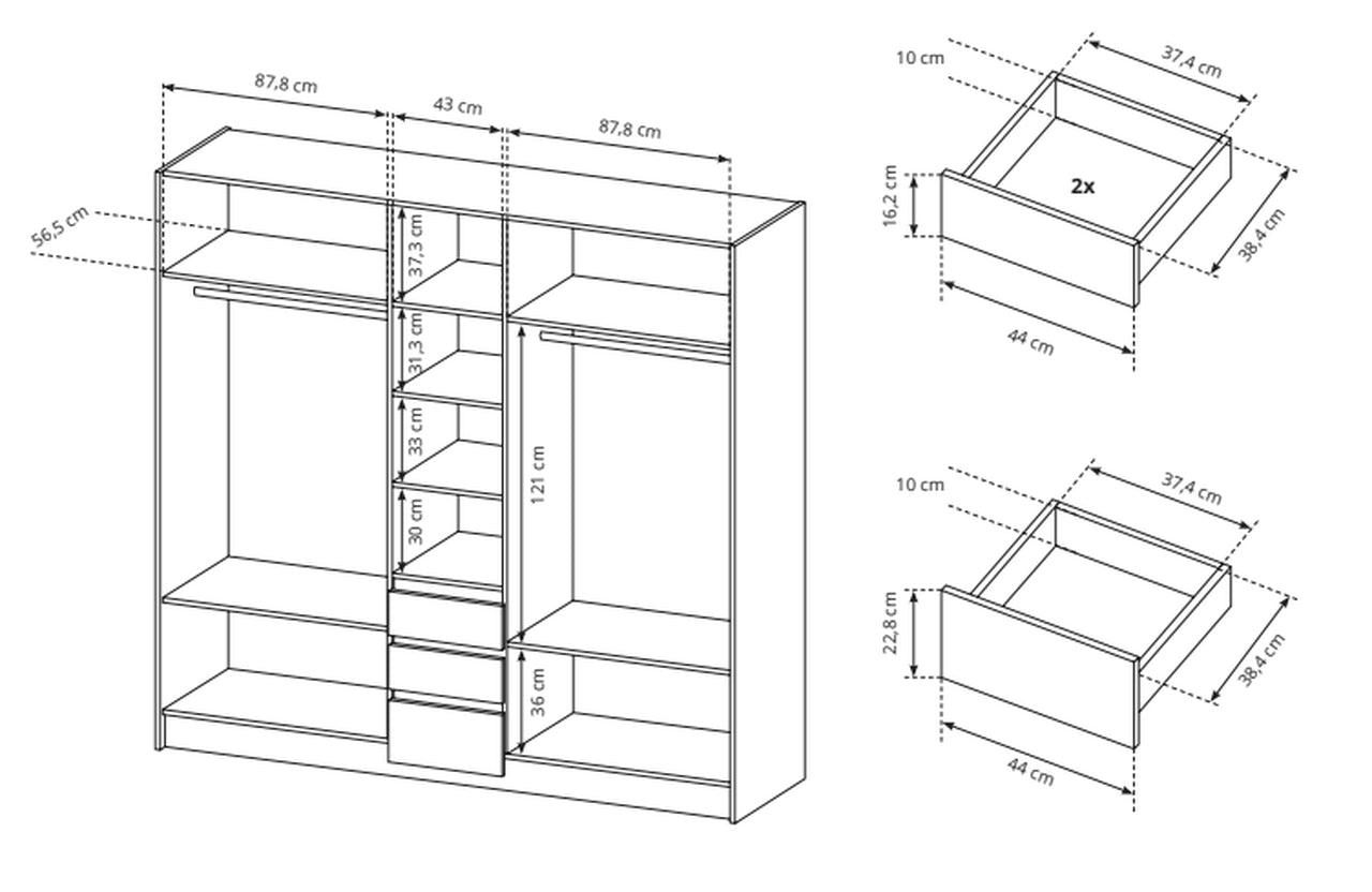 Xelo Wardrobe 230