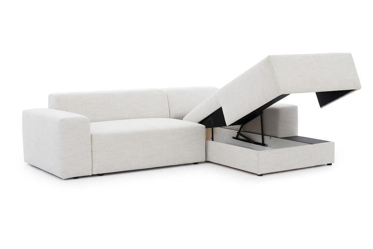 Zeus Corner Sofa Bed With Storage