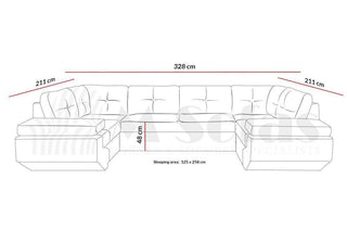 Zonda I Corner Sofa Bed - Msofas LTD